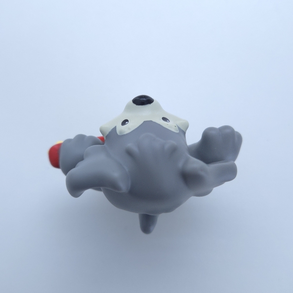 Fisher Price Little People Grey Dog with Car Wash Brush - Picture 9 of 10